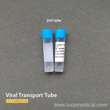 Virus Testing System Tube with Swab VTM